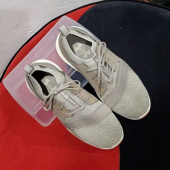 New Under Armour Threadborne Shift Cross Sneaker in Greige - Picture 7 of 14